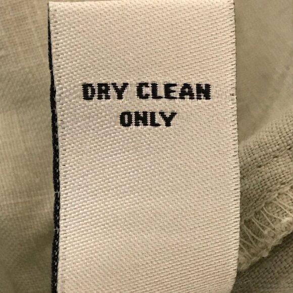 Max Studio Women's 12 Beige 100% Linen Casual Wide Leg Pants - Picture 12 of 12